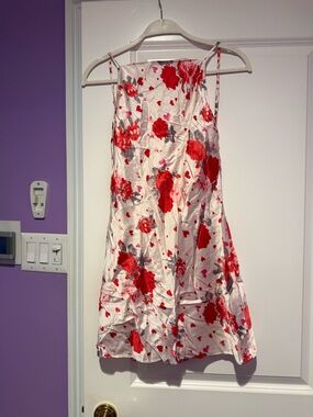 LPA floral mini dress